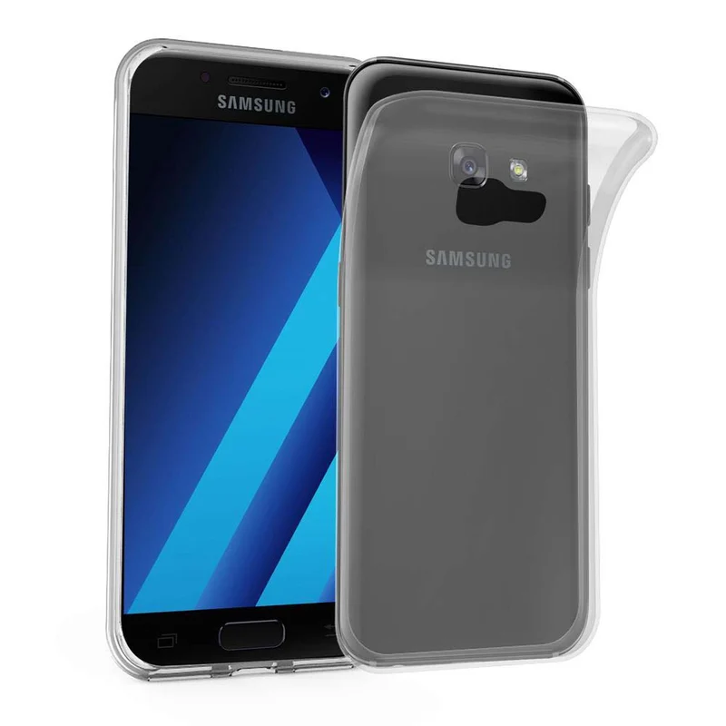 Cadorabo Hülle kompatibel mit Samsung Galaxy A7 2017 Schutzhülle aus flexiblem TPU Silikon