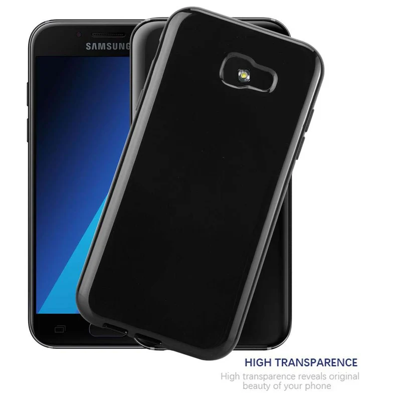 Cadorabo Hülle kompatibel mit Samsung Galaxy A7 2017 Schutzhülle aus flexiblem TPU Silikon