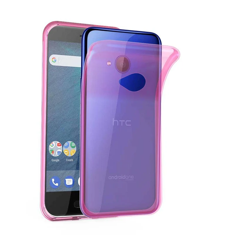 Cadorabo Hülle kompatibel mit HTC U11 LIFE Schutzhülle aus flexiblem TPU Silikon