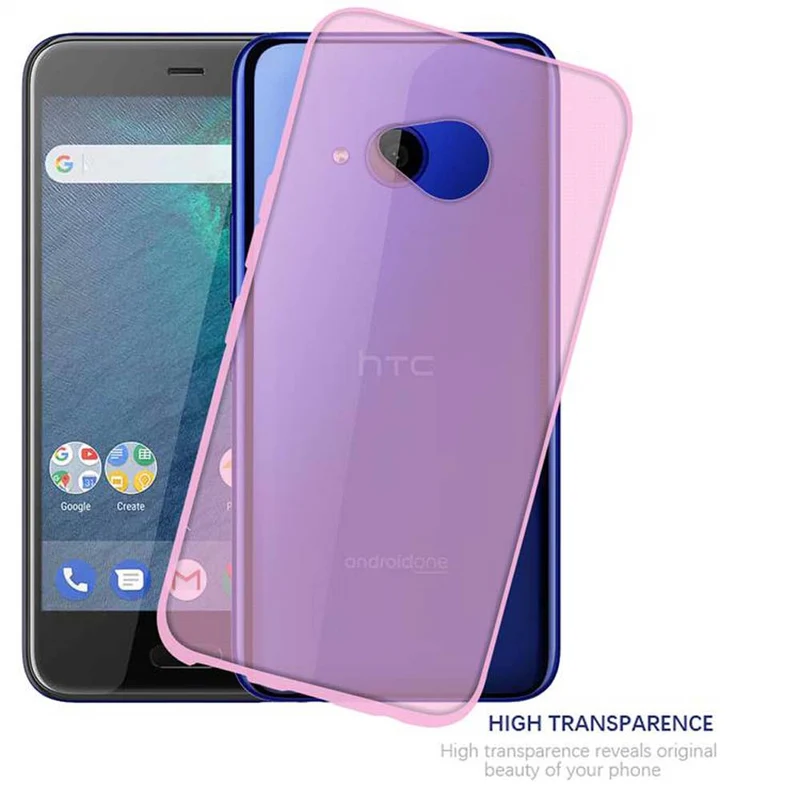 Cadorabo Hülle kompatibel mit HTC U11 LIFE Schutzhülle aus flexiblem TPU Silikon