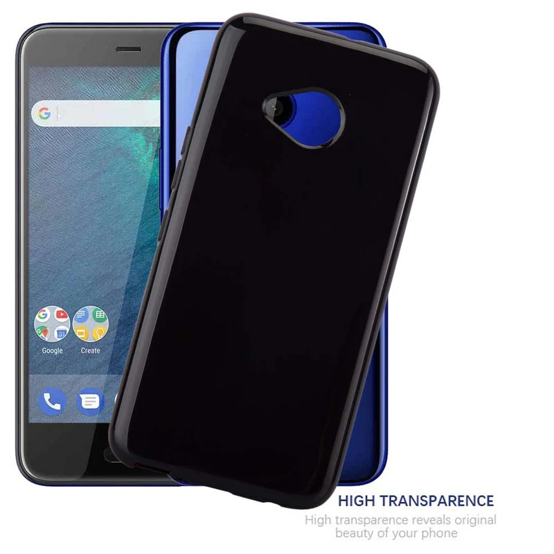 Cadorabo Hülle kompatibel mit HTC U11 LIFE Schutzhülle aus flexiblem TPU Silikon