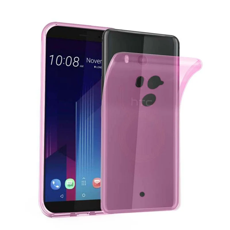Cadorabo Hülle kompatibel mit HTC U11 PLUS Schutzhülle aus flexiblem TPU Silikon