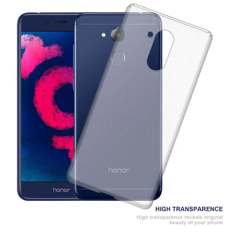 Cadorabo Hülle kompatibel mit Honor 6C PRO Schutzhülle aus flexiblem TPU Silikon