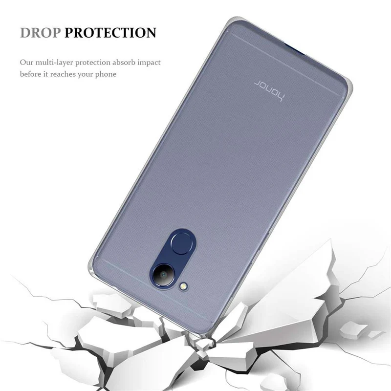 Cadorabo Hülle kompatibel mit Honor 6C PRO Schutzhülle aus flexiblem TPU Silikon