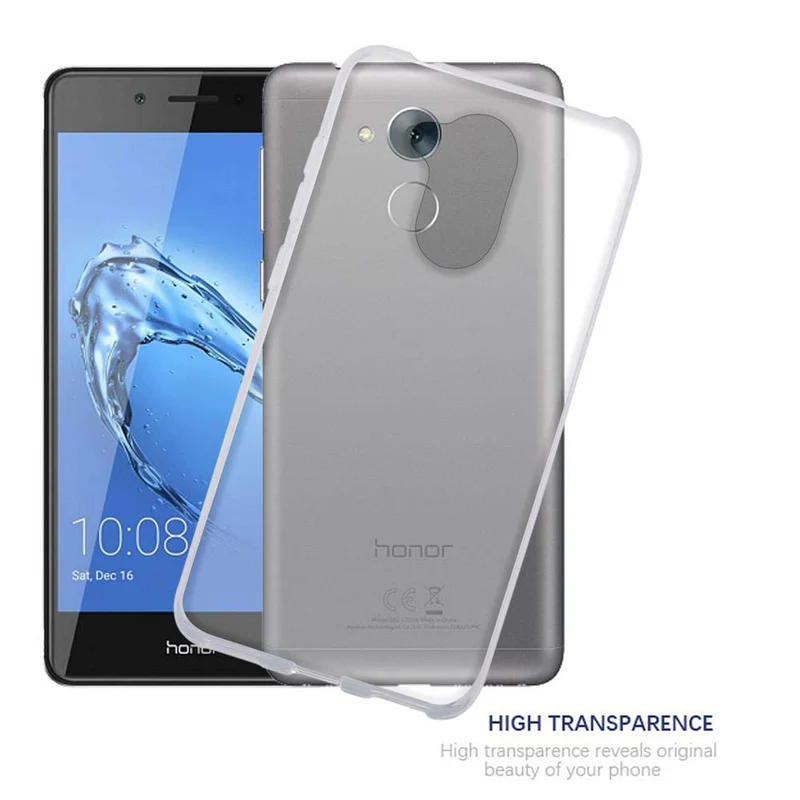Cadorabo Hülle kompatibel mit Honor 6C Schutzhülle aus flexiblem TPU Silikon