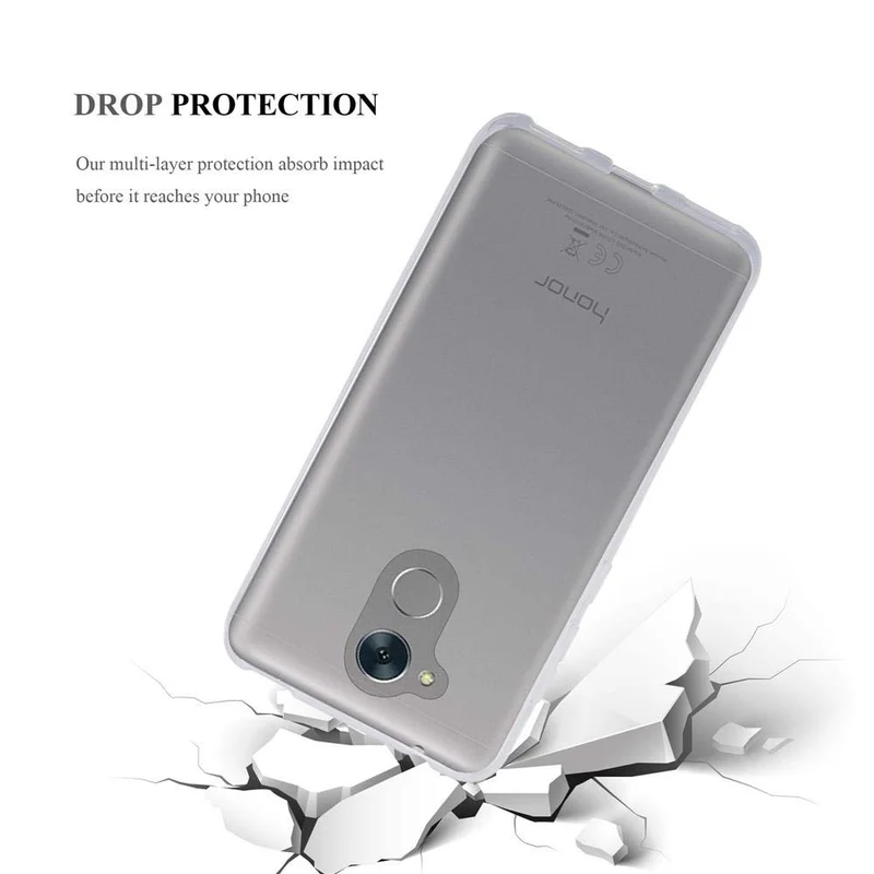 Cadorabo Hülle kompatibel mit Honor 6C Schutzhülle aus flexiblem TPU Silikon