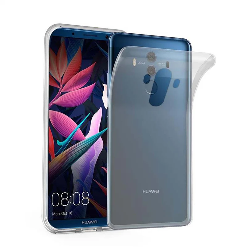 Cadorabo Hülle kompatibel mit Huawei MATE 10 PRO Schutzhülle aus flexiblem TPU Silikon