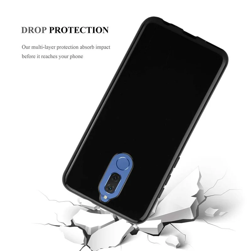 Cadorabo Hülle kompatibel mit Huawei MATE 10 LITE Schutzhülle aus flexiblem TPU Silikon