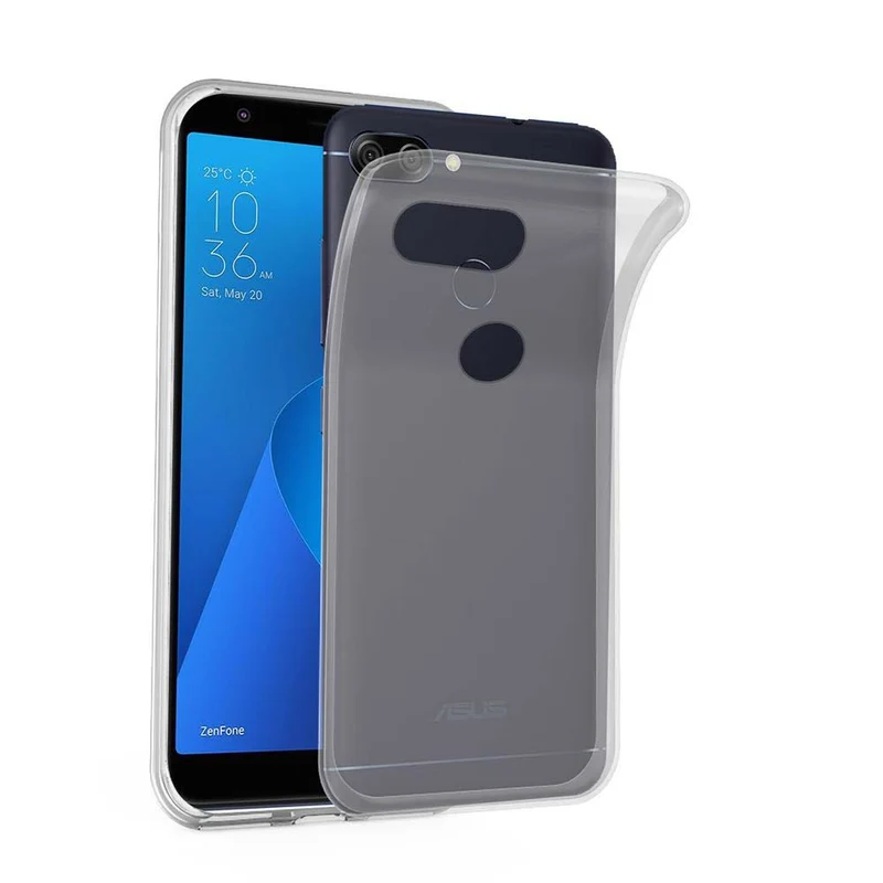 Cadorabo Hülle kompatibel mit Asus ZenFone MAX PLUS M1 Schutzhülle aus flexiblem TPU Silikon