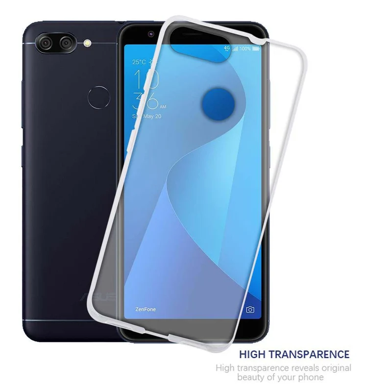 Cadorabo Hülle kompatibel mit Asus ZenFone MAX PLUS M1 Schutzhülle aus flexiblem TPU Silikon