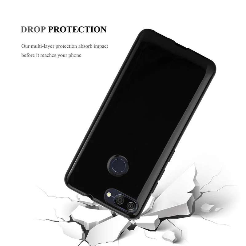 Cadorabo Hülle kompatibel mit Asus ZenFone MAX PLUS M1 Schutzhülle aus flexiblem TPU Silikon