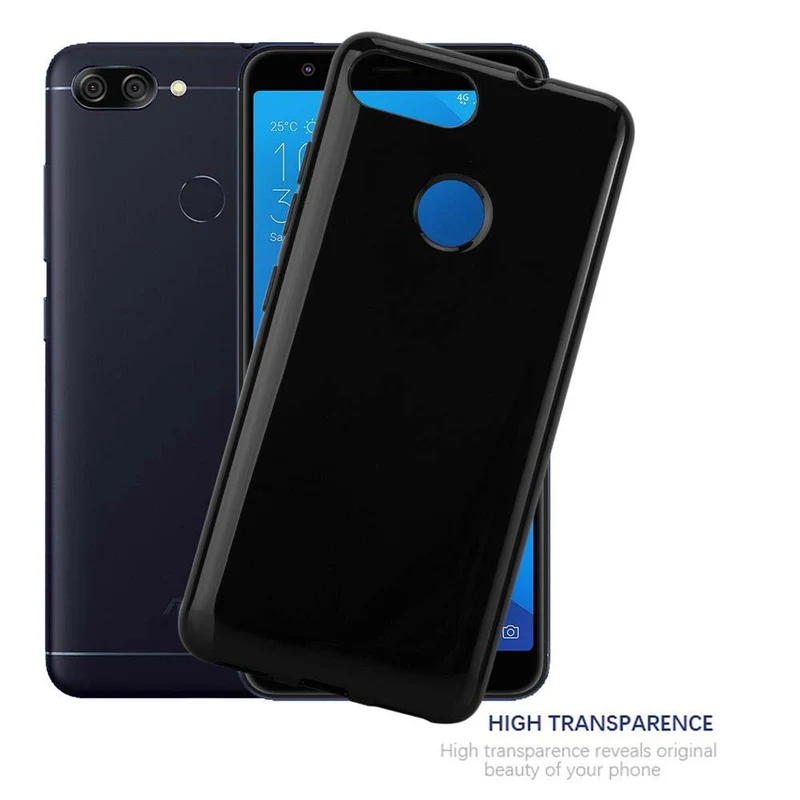 Cadorabo Hülle kompatibel mit Asus ZenFone MAX PLUS M1 Schutzhülle aus flexiblem TPU Silikon