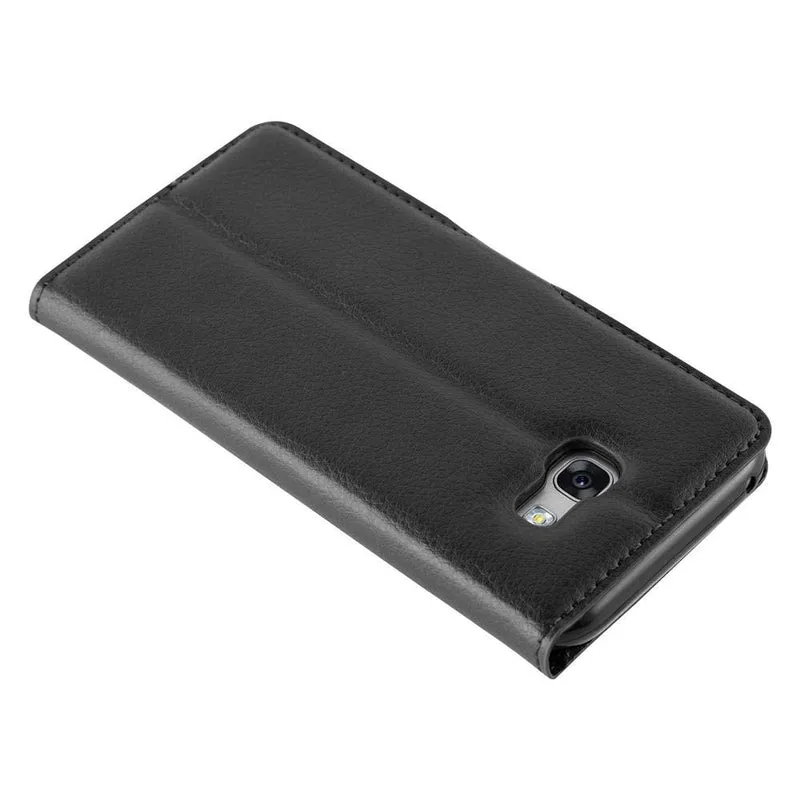 Cadorabo Hülle kompatibel mit Samsung Galaxy A7 2017 Schutzhülle mit Magnetverschluss, Standfunktion und Kartenfach