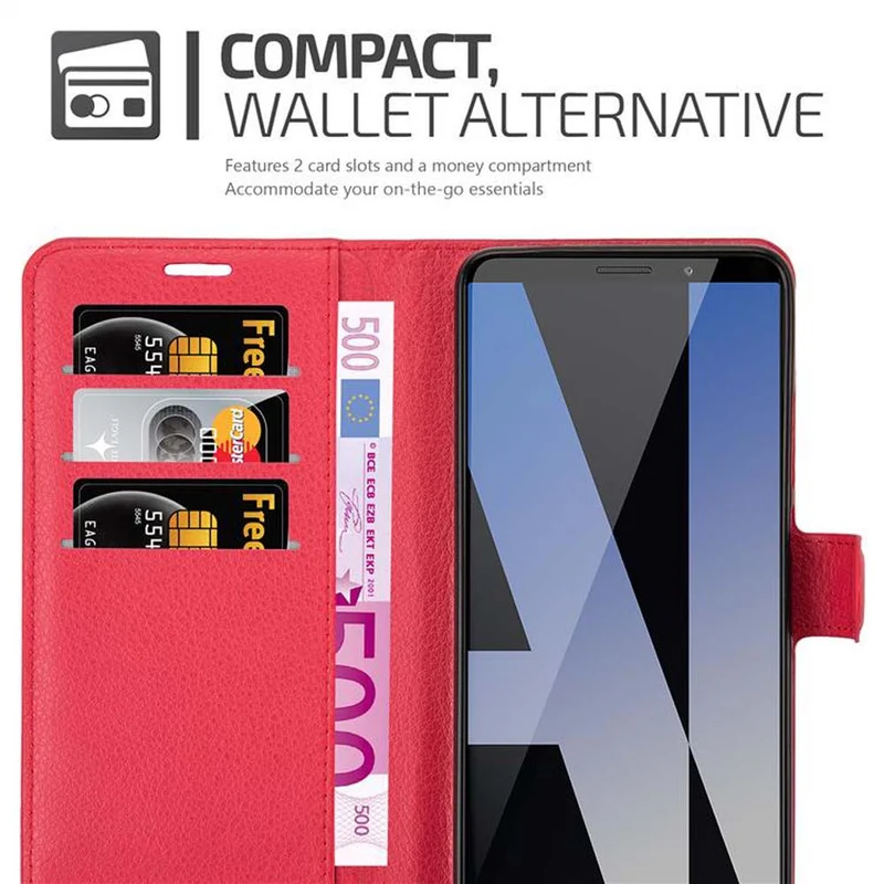 Cadorabo Hülle kompatibel mit Huawei MATE 10 PRO Schutzhülle mit Magnetverschluss, Standfunktion und Kartenfach
