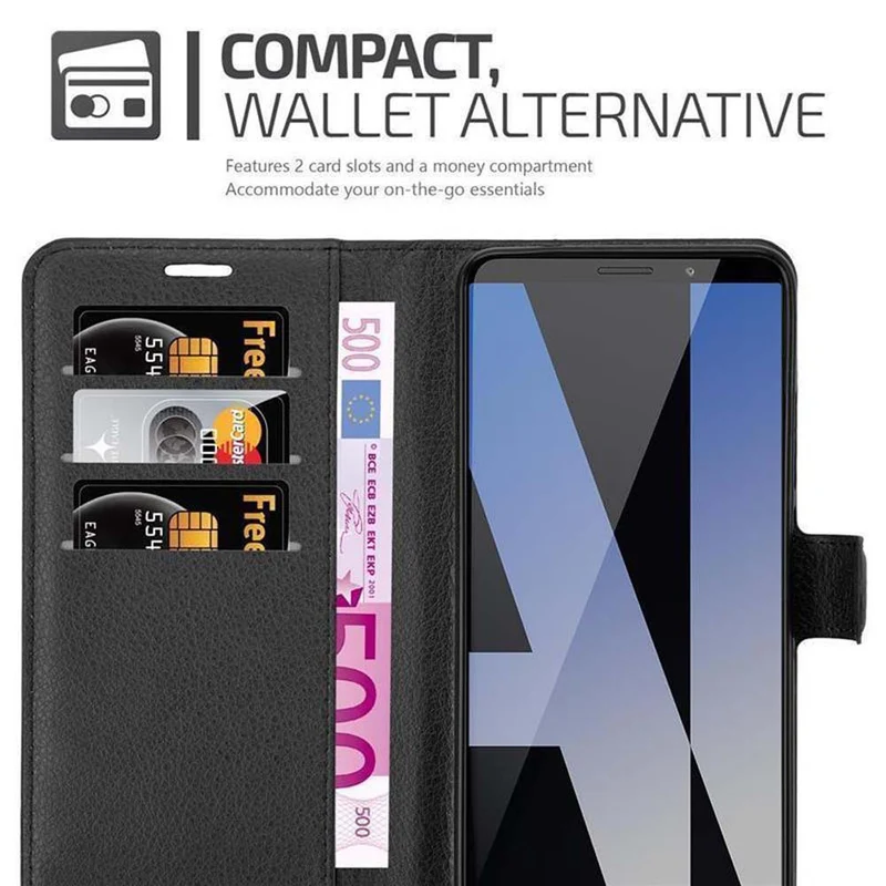 Cadorabo Hülle kompatibel mit Huawei MATE 10 PRO Schutzhülle mit Magnetverschluss, Standfunktion und Kartenfach
