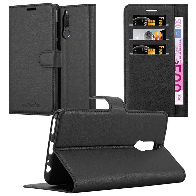 Cadorabo Hülle kompatibel mit Huawei MATE 10 LITE Schutzhülle mit Magnetverschluss, Standfunktion und Kartenfach