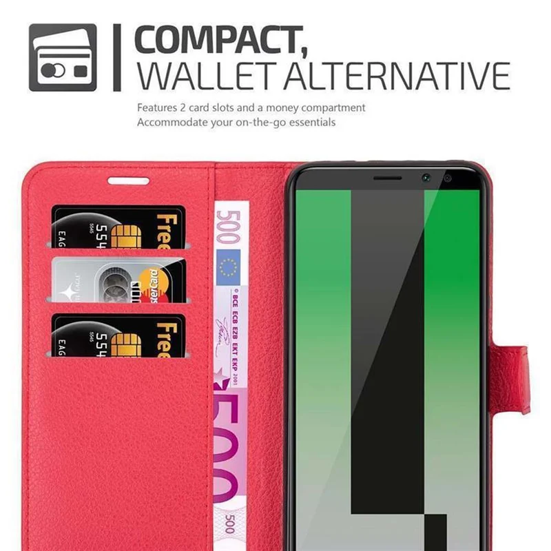 Cadorabo Hülle kompatibel mit Huawei MATE 10 LITE Schutzhülle mit Magnetverschluss, Standfunktion und Kartenfach