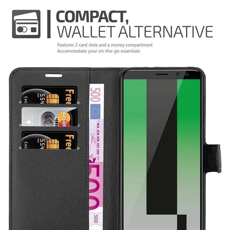Cadorabo Hülle kompatibel mit Huawei MATE 10 LITE Schutzhülle mit Magnetverschluss, Standfunktion und Kartenfach