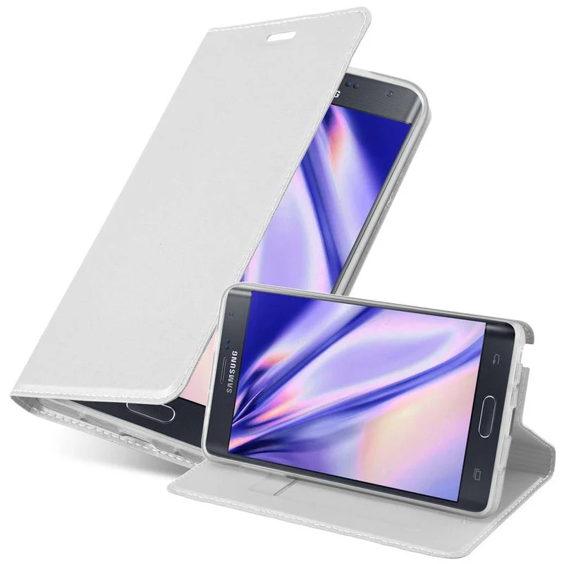 Cadorabo Hülle kompatibel mit Samsung Galaxy NOTE EDGE Schutzhülle mit Magnetverschluss, Standfunktion und Kartenfach