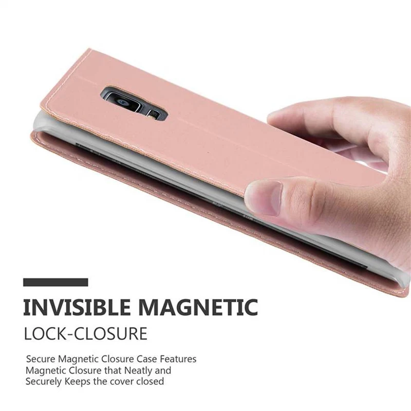 Cadorabo Hülle kompatibel mit Samsung Galaxy NOTE EDGE Schutzhülle mit Magnetverschluss, Standfunktion und Kartenfach