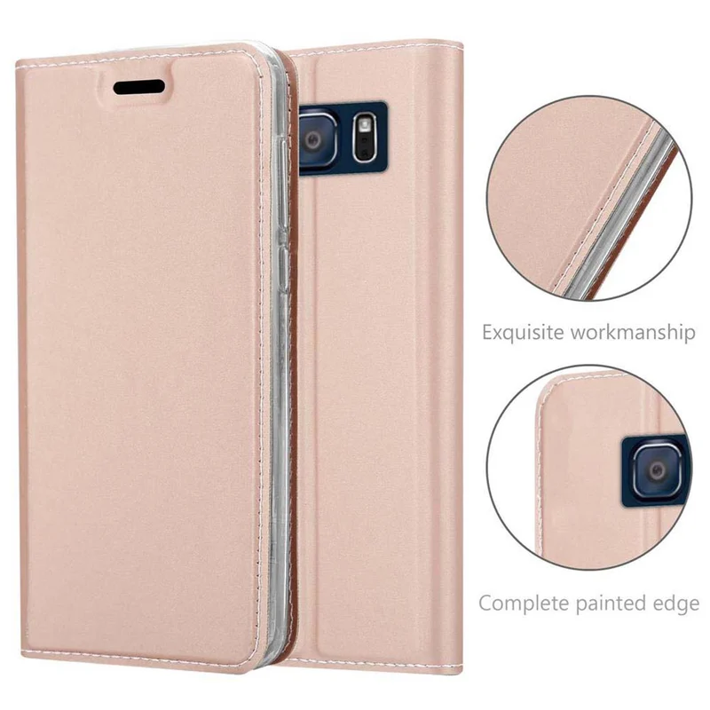 Cadorabo Hülle kompatibel mit Samsung Galaxy NOTE 5 Schutzhülle mit Magnetverschluss, Standfunktion und Kartenfach