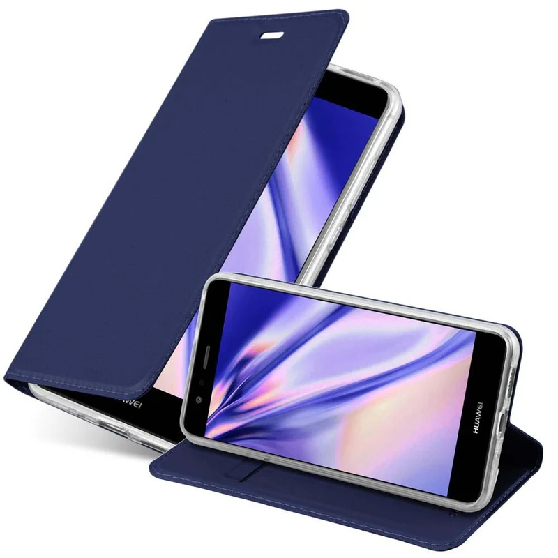 Cadorabo Hülle kompatibel mit Huawei P10 LITE Schutzhülle mit Magnetverschluss, Standfunktion und Kartenfach