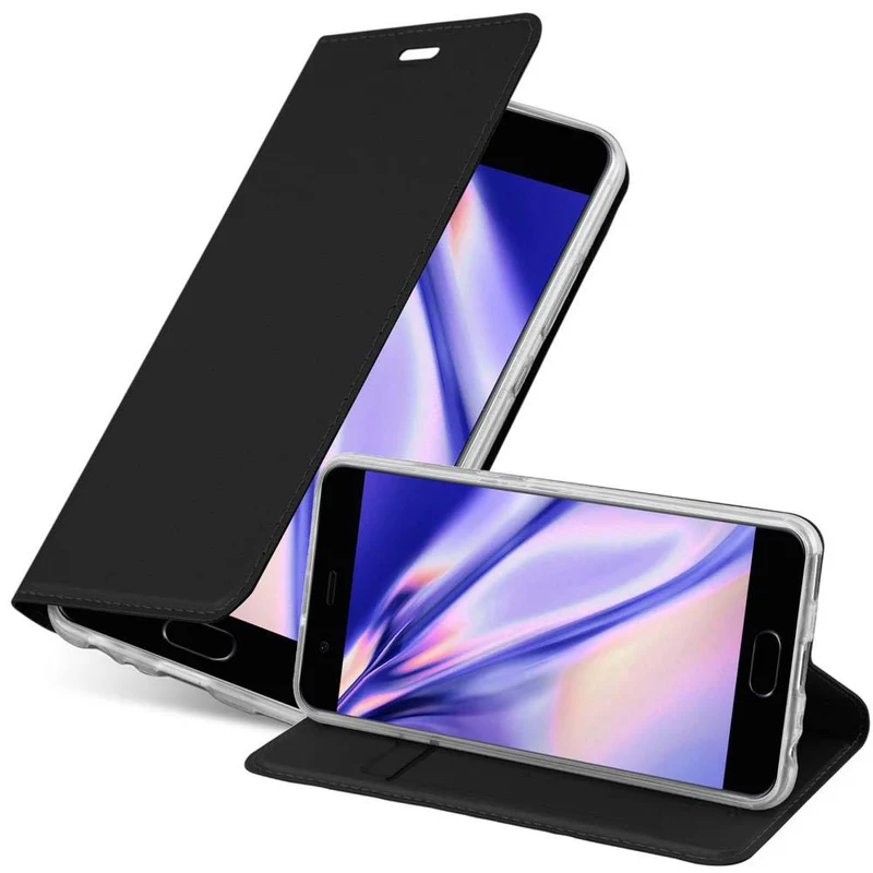 Cadorabo Hülle kompatibel mit Huawei P10 Schutzhülle mit Magnetverschluss, Standfunktion und Kartenfach