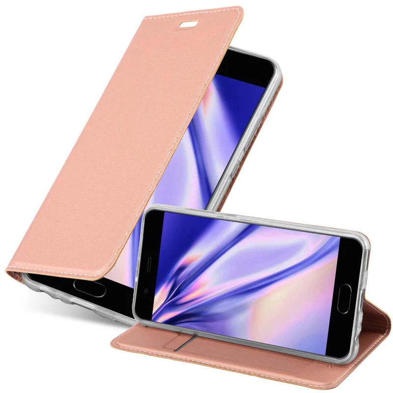 Cadorabo Hülle kompatibel mit Huawei P10 Schutzhülle mit Magnetverschluss, Standfunktion und Kartenfach