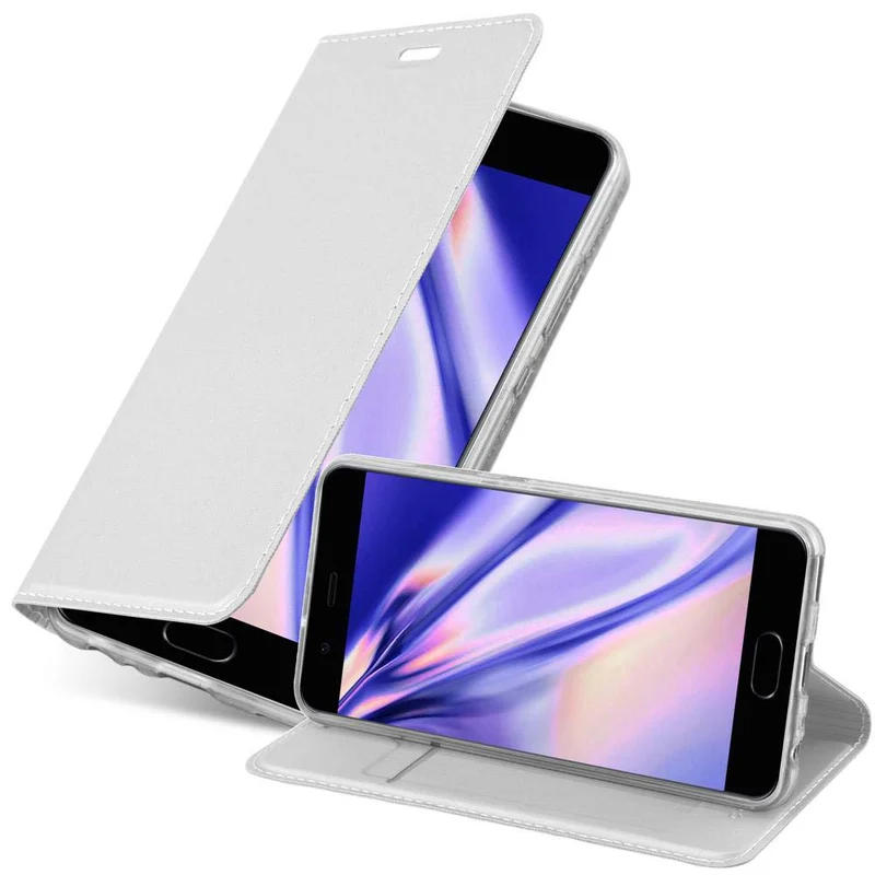 Cadorabo Hülle kompatibel mit Huawei P10 Schutzhülle mit Magnetverschluss, Standfunktion und Kartenfach