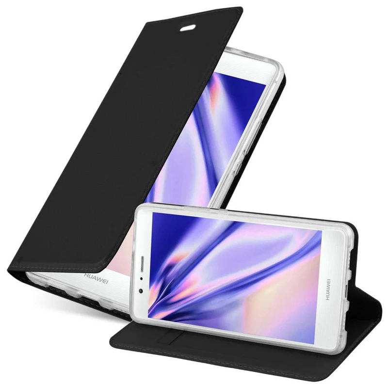 Cadorabo Hülle kompatibel mit Huawei P9 LITE 2016 / G9 LITE Schutzhülle mit Magnetverschluss, Standfunktion und Kartenfach