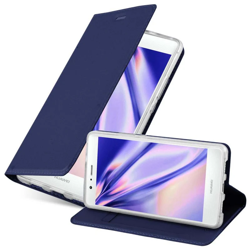 Cadorabo Hülle kompatibel mit Huawei P9 LITE 2016 / G9 LITE Schutzhülle mit Magnetverschluss, Standfunktion und Kartenfach