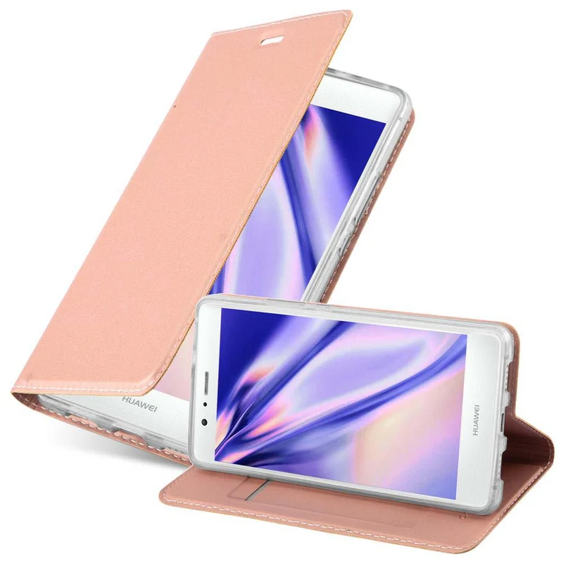 Cadorabo Hülle kompatibel mit Huawei P9 LITE 2016 / G9 LITE Schutzhülle mit Magnetverschluss, Standfunktion und Kartenfach