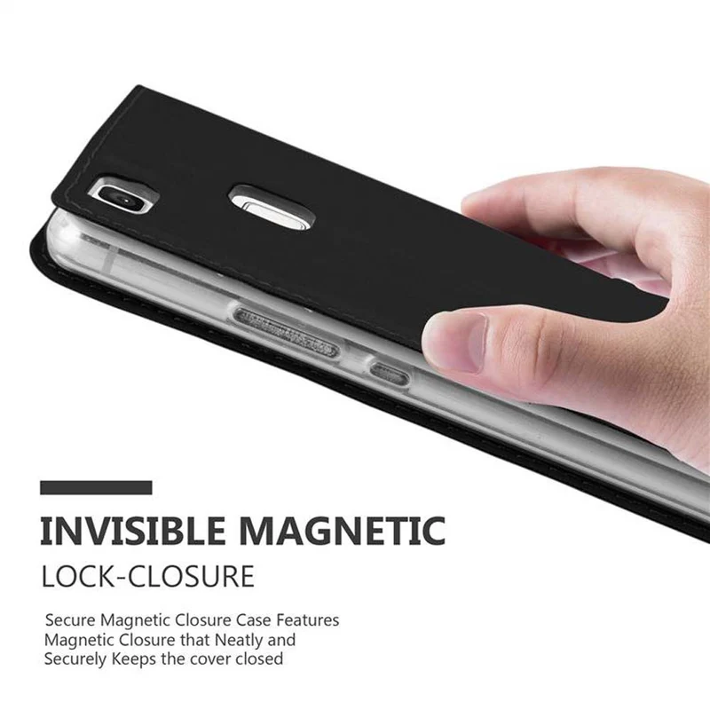 Cadorabo Hülle kompatibel mit Huawei P9 LITE 2016 / G9 LITE Schutzhülle mit Magnetverschluss, Standfunktion und Kartenfach