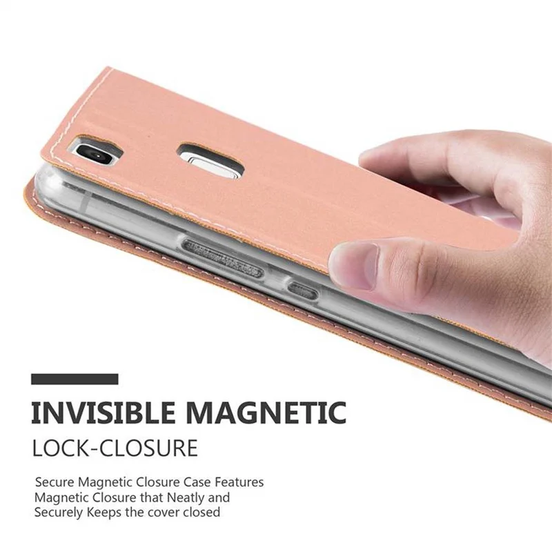 Cadorabo Hülle kompatibel mit Huawei P9 LITE 2016 / G9 LITE Schutzhülle mit Magnetverschluss, Standfunktion und Kartenfach