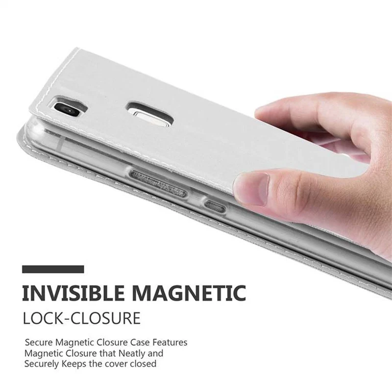 Cadorabo Hülle kompatibel mit Huawei P9 LITE 2016 / G9 LITE Schutzhülle mit Magnetverschluss, Standfunktion und Kartenfach