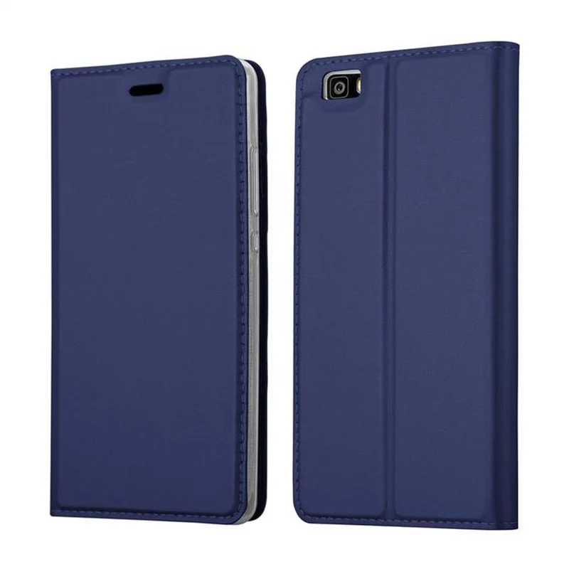 Cadorabo Hülle kompatibel mit Huawei P8 LITE 2015 Schutzhülle mit Magnetverschluss, Standfunktion und Kartenfach