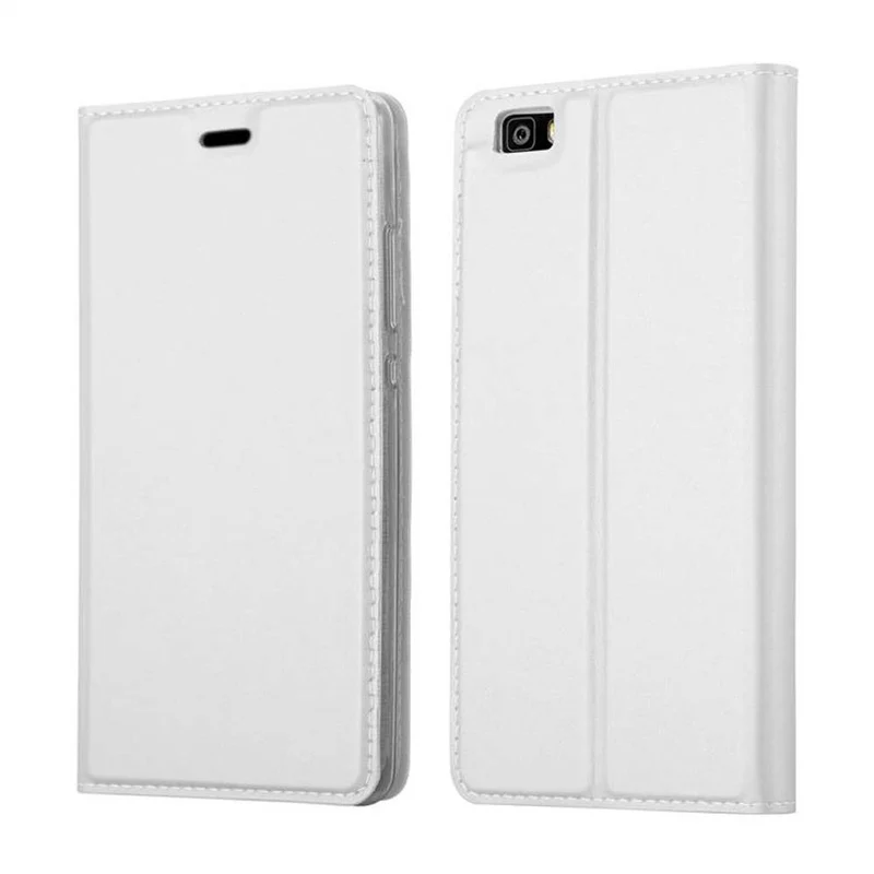 Cadorabo Hülle kompatibel mit Huawei P8 LITE 2015 Schutzhülle mit Magnetverschluss, Standfunktion und Kartenfach