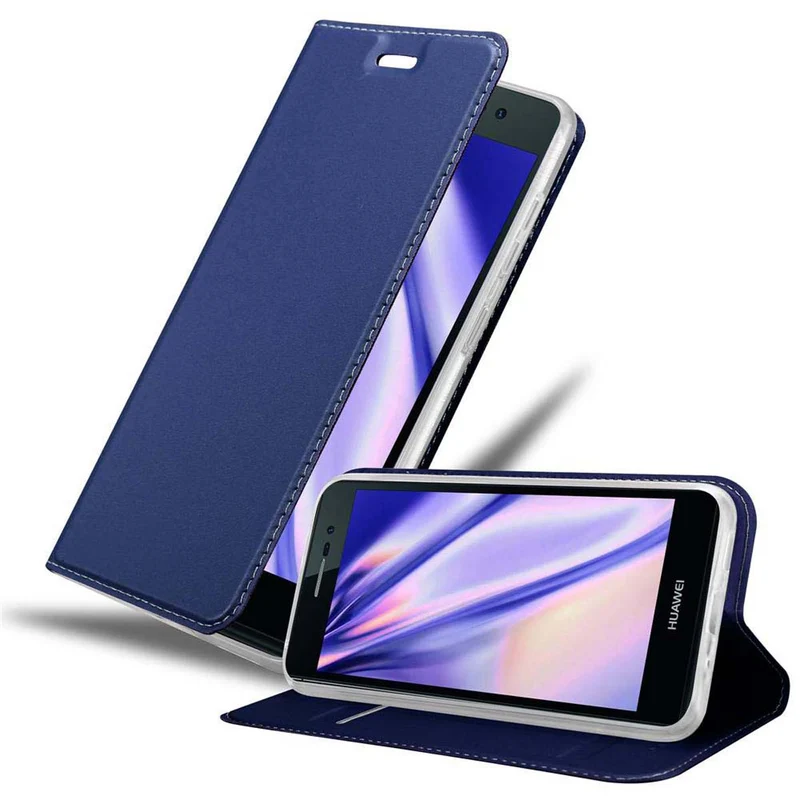 Cadorabo Hülle kompatibel mit Huawei ASCEND P7 Schutzhülle mit Magnetverschluss, Standfunktion und Kartenfach