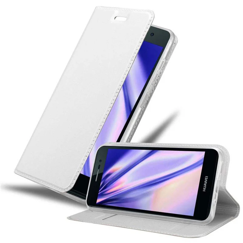 Cadorabo Hülle kompatibel mit Huawei ASCEND P7 Schutzhülle mit Magnetverschluss, Standfunktion und Kartenfach