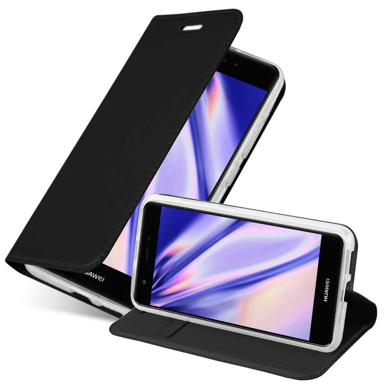 Cadorabo Hülle kompatibel mit Huawei NOVA Schutzhülle mit Magnetverschluss, Standfunktion und Kartenfach