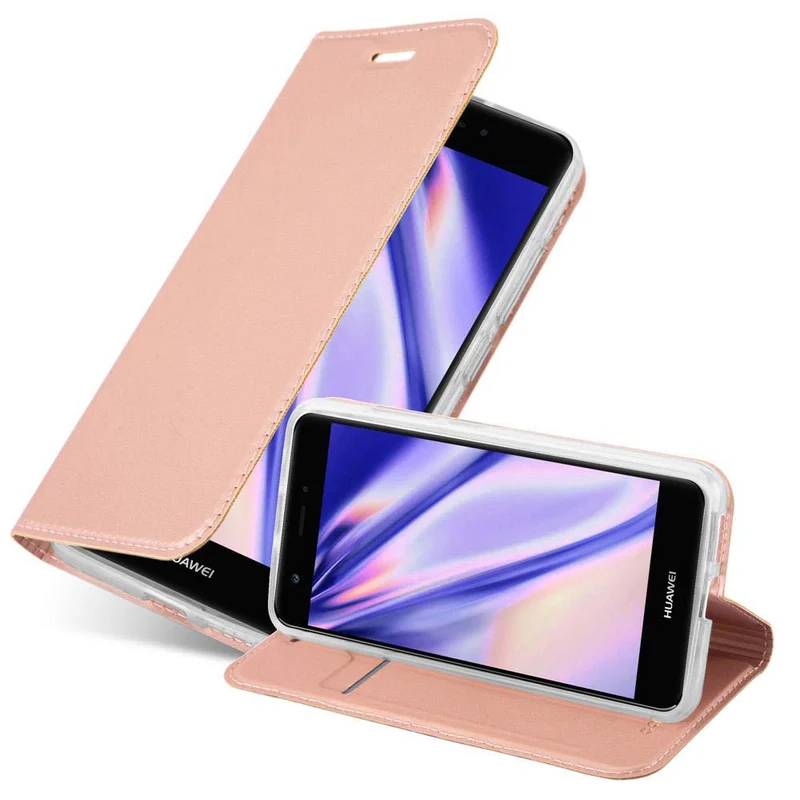 Cadorabo Hülle kompatibel mit Huawei NOVA Schutzhülle mit Magnetverschluss, Standfunktion und Kartenfach