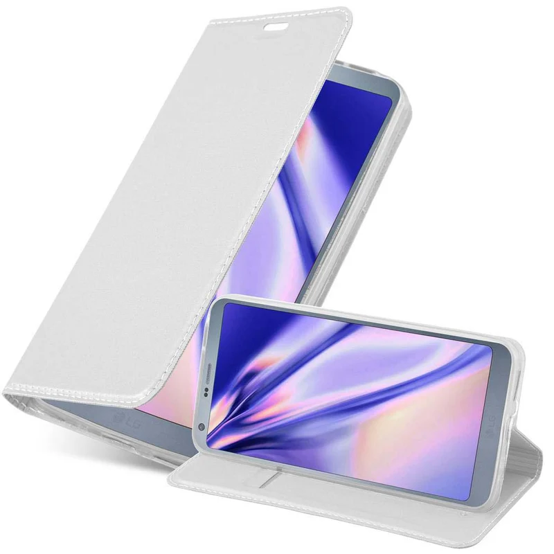 Cadorabo Hülle kompatibel mit LG G6 Schutzhülle mit Magnetverschluss, Standfunktion und Kartenfach