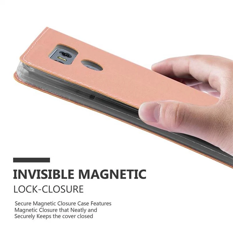 Cadorabo Hülle kompatibel mit LG G6 Schutzhülle mit Magnetverschluss, Standfunktion und Kartenfach