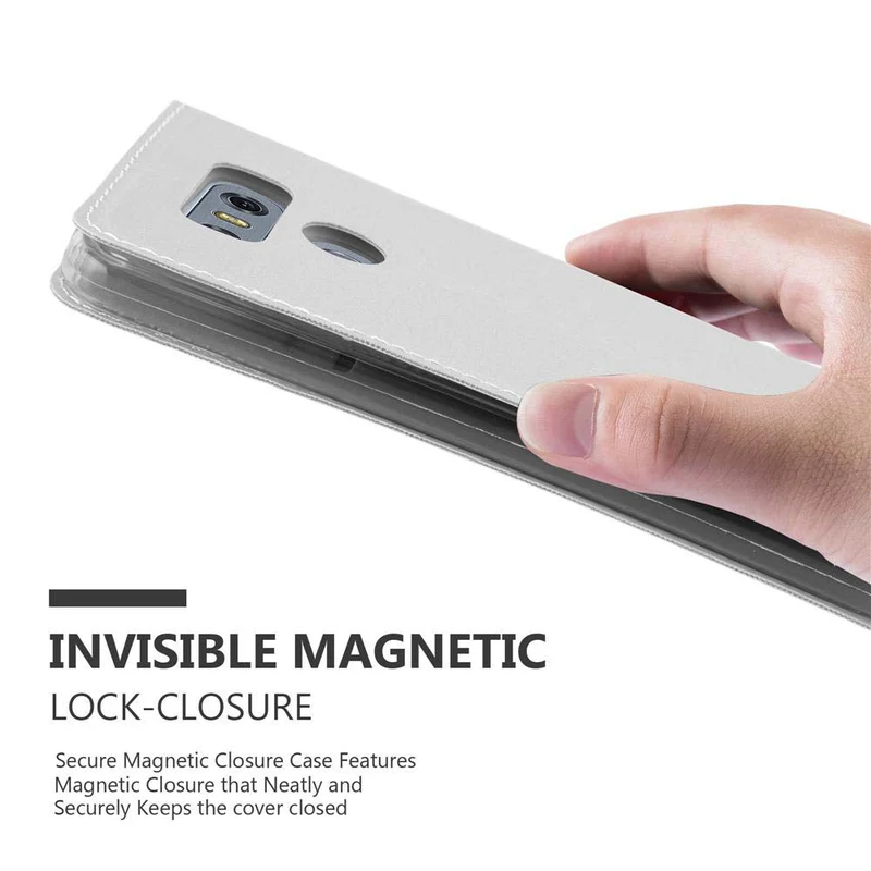 Cadorabo Hülle kompatibel mit LG G6 Schutzhülle mit Magnetverschluss, Standfunktion und Kartenfach