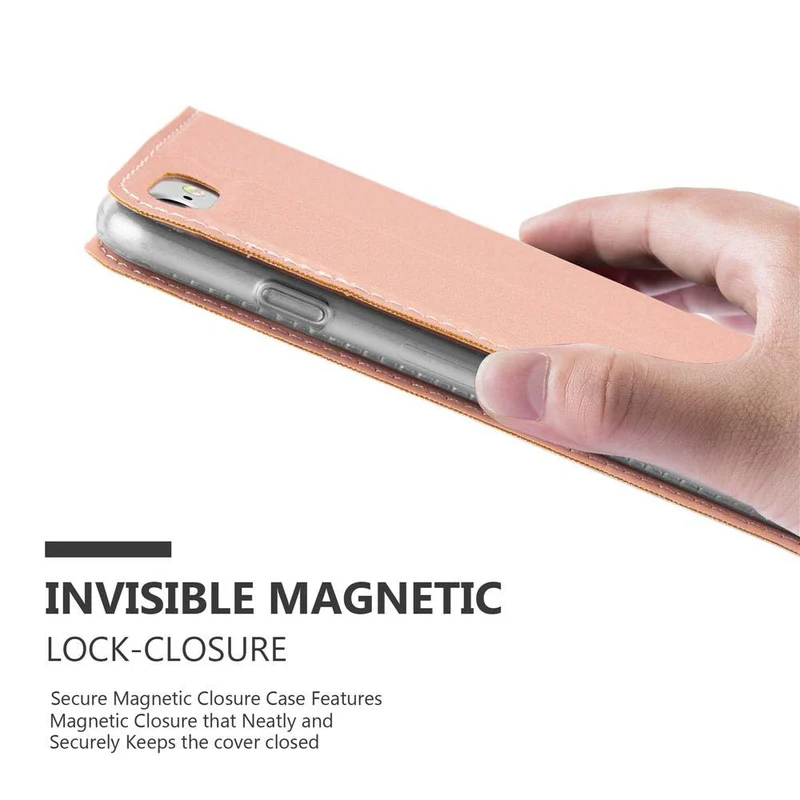 Cadorabo Hülle kompatibel mit Apple iPhone 7 / 7S / 8 / SE 2020 Schutzhülle mit Magnetverschluss, Standfunktion und Kartenfach
