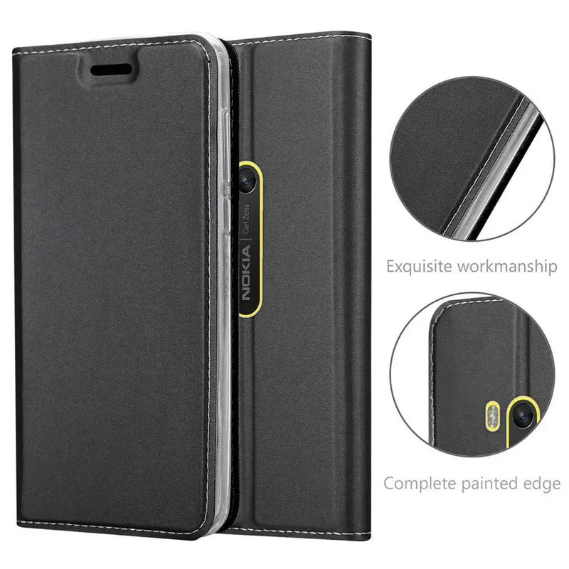 Cadorabo Hülle kompatibel mit Nokia Lumia 920 Schutzhülle mit Magnetverschluss, Standfunktion und Kartenfach