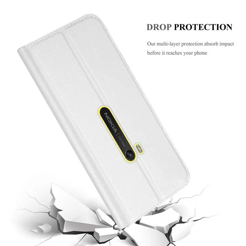 Cadorabo Hülle kompatibel mit Nokia Lumia 920 Schutzhülle mit Magnetverschluss, Standfunktion und Kartenfach