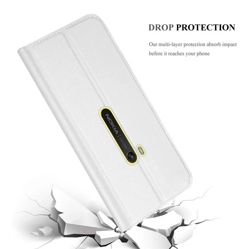 Cadorabo Hülle kompatibel mit Nokia Lumia 920 Schutzhülle mit Magnetverschluss, Standfunktion und Kartenfach