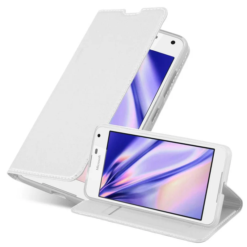 Cadorabo Hülle kompatibel mit Nokia Lumia 650 Schutzhülle mit Magnetverschluss, Standfunktion und Kartenfach