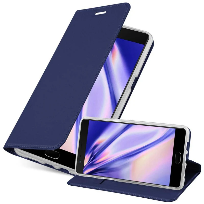 Cadorabo Hülle kompatibel mit OnePlus 3 / 3T Schutzhülle mit Magnetverschluss, Standfunktion und Kartenfach